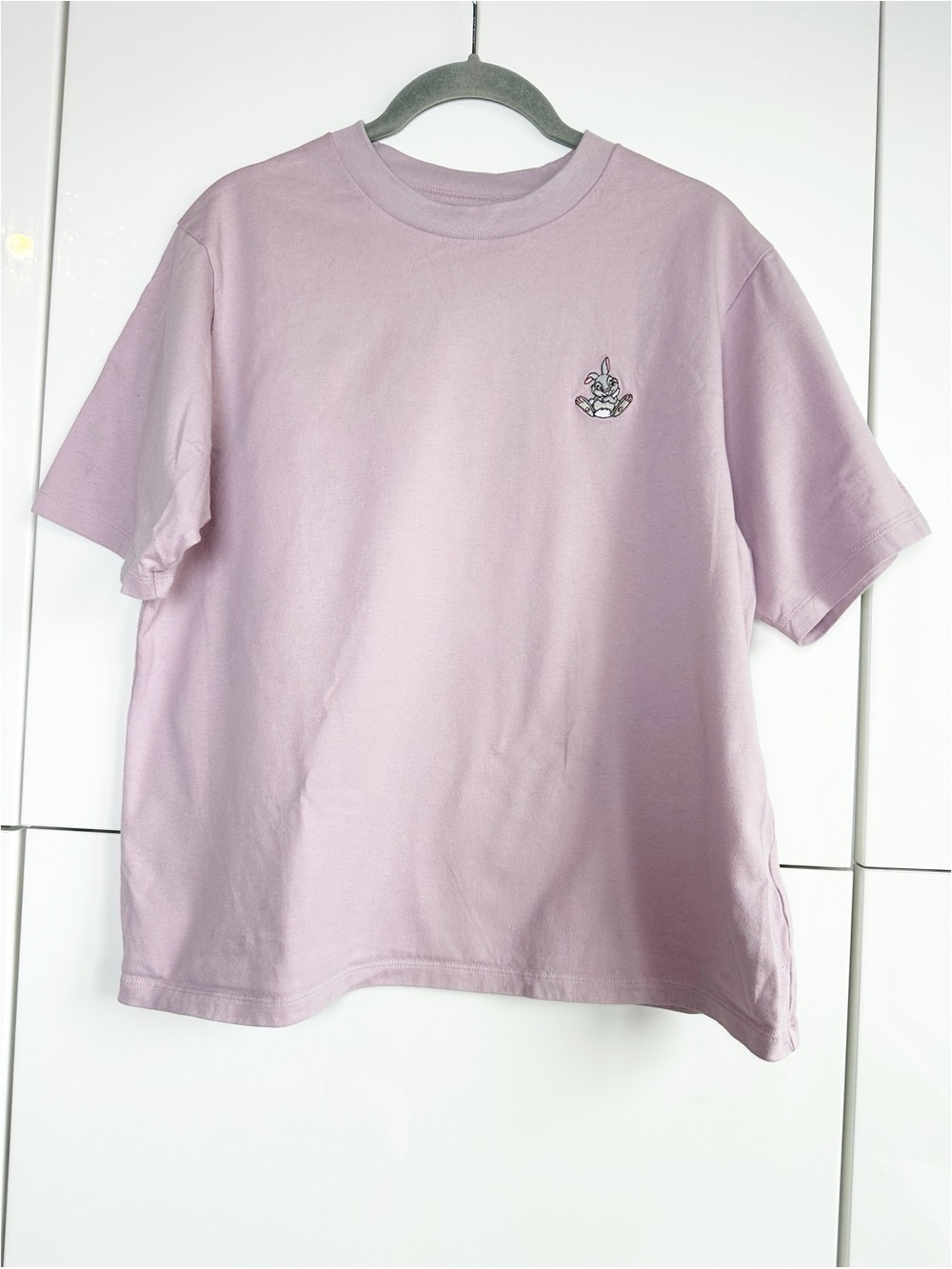 DISNEY UNIQLO Thumper (Bambi) 100% Cotton Tee Lavender-Large